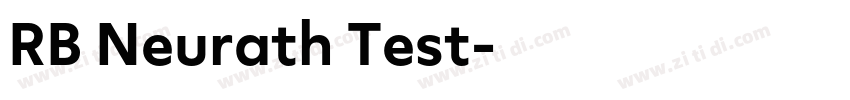 RB Neurath Test字体转换
